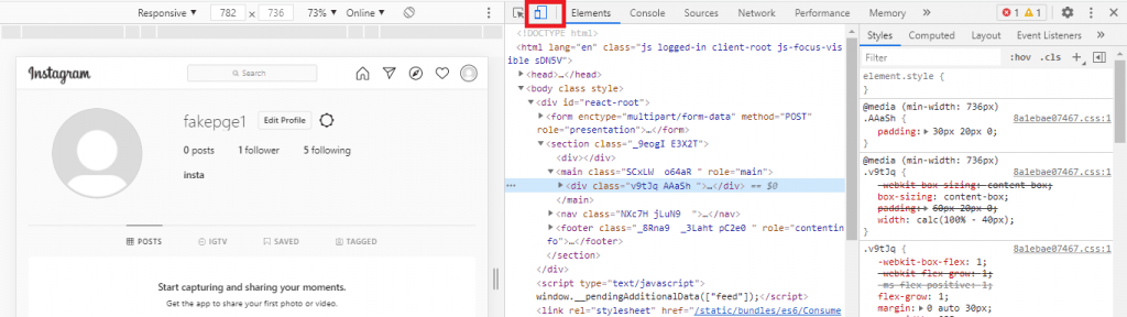 ارسال پست اینستاگرام