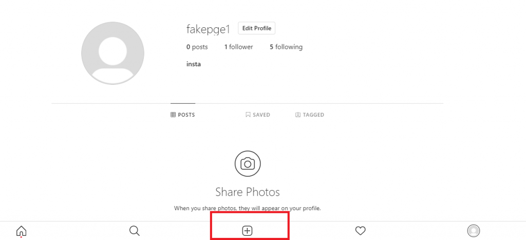 ارسال پست اینستاگرام