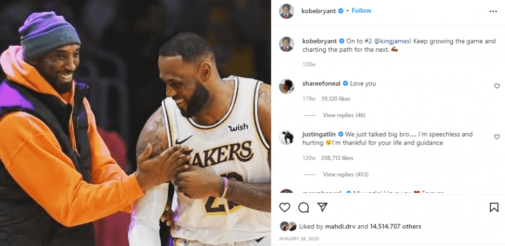 ۲۰ نفری که بیشترین لایک را در اینستاگرام دارند